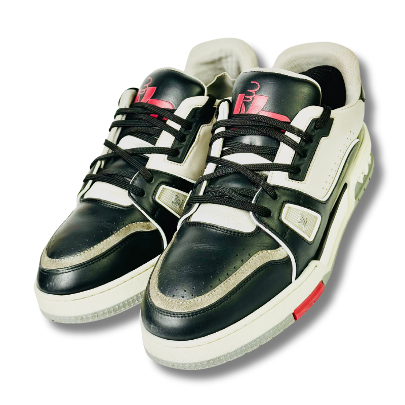 LOUIS VUITTION TRAINER LOW BLACK - Kicksterr