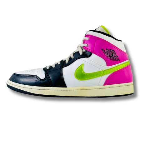 AIR JORDAN 1 MID CYBER FUCHSIA