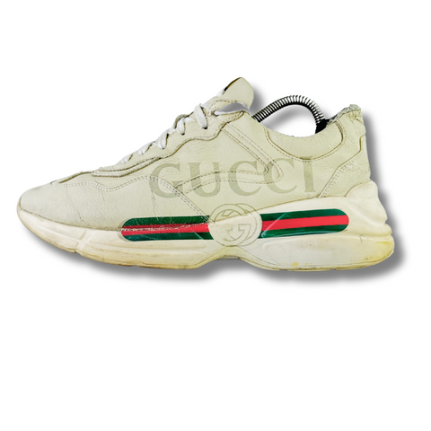 GUCCI RHYTHON LEATHER SNEAKER