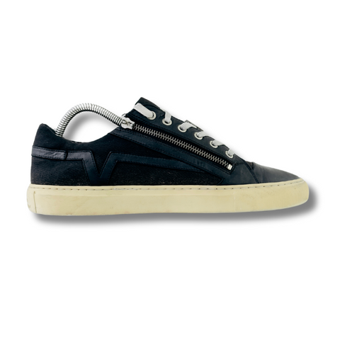 VERSACE LOW TOP SIDE ZIP