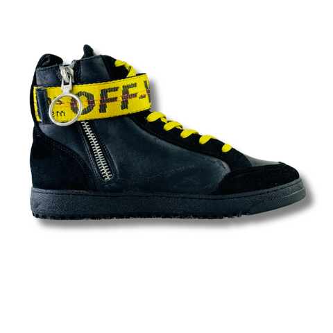 OFF WHITE HIGH TOP SNEAKER