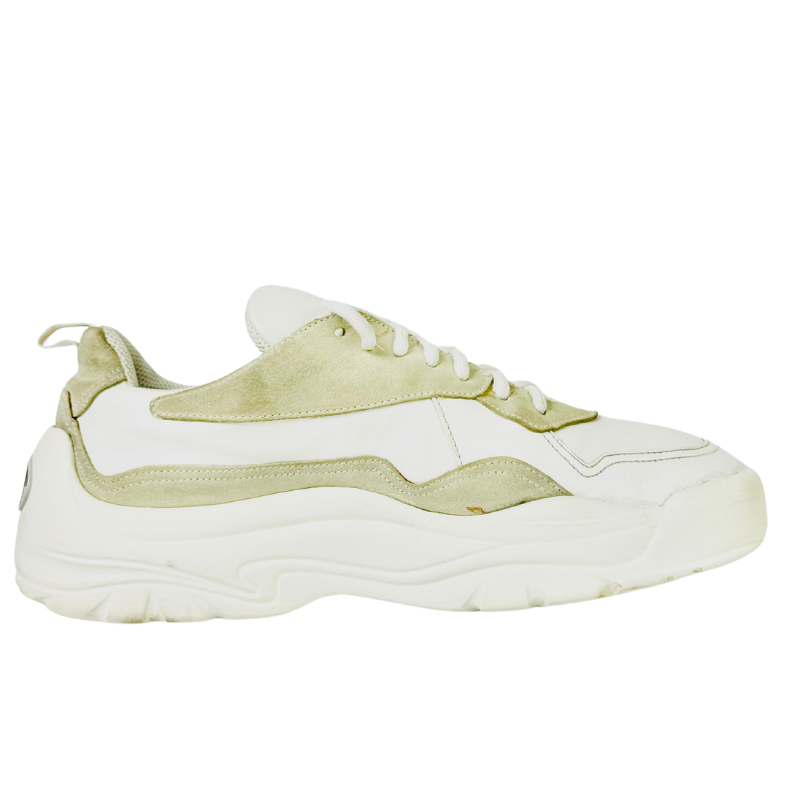 VALENTINO WHITE LEATHER AND SEUDE - Kicksterr