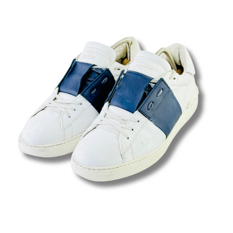 VALENTINO GARAVANI WHITE OPEN SNEAKER